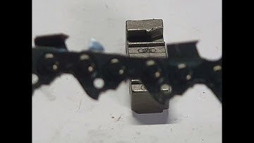 How to break chainsaw chain using a anvil