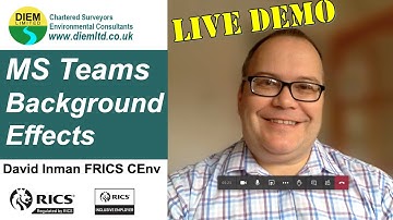 MS Teams Background Effects - Live Demo