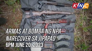 Armas at Bomba ng NPA Narecover sa Jipapad | Kidlat News Update (June 20, 2023 6PM)