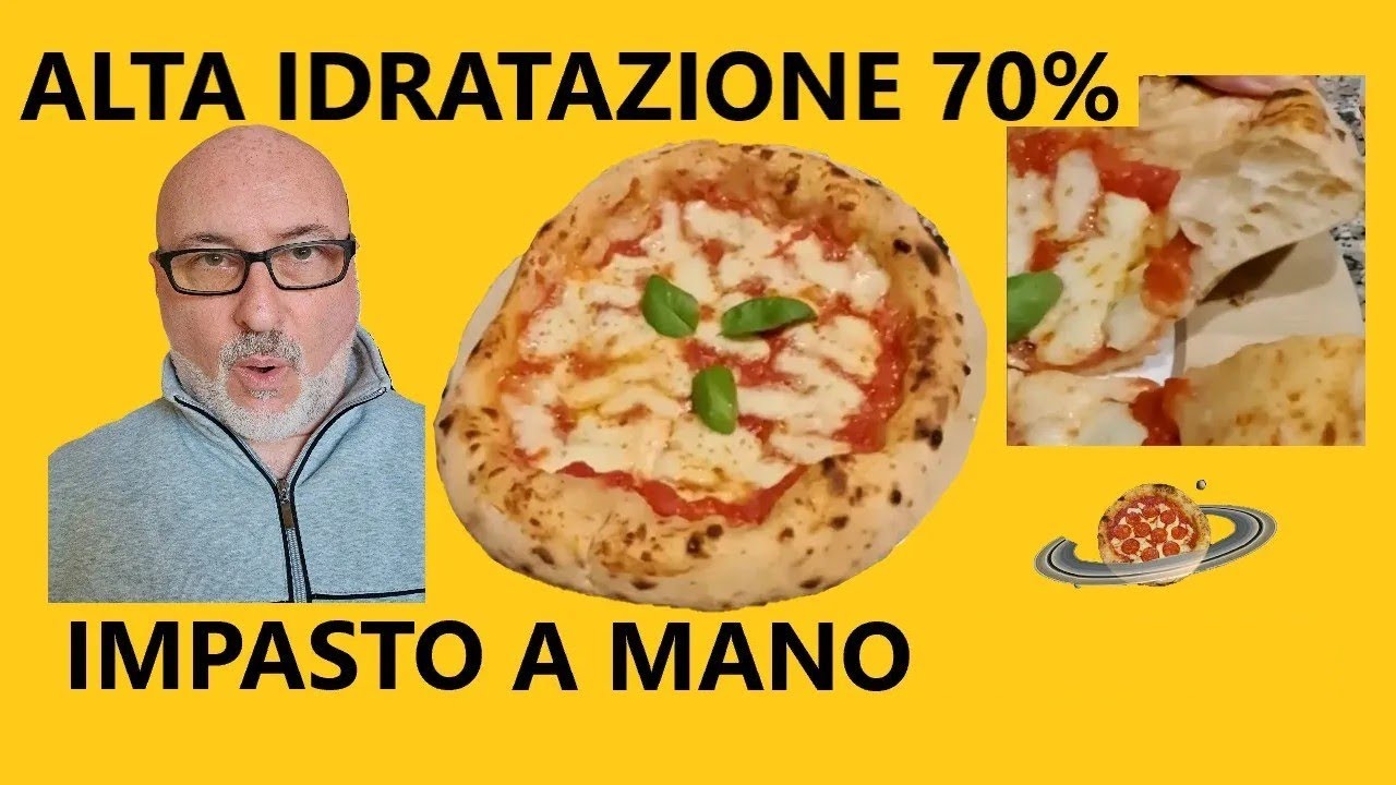 Pizza CONTEMPORANEA impasto a mano 70% di idratazione