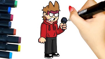 How to Draw Tord Expanded from Friday Night Funkin Mod