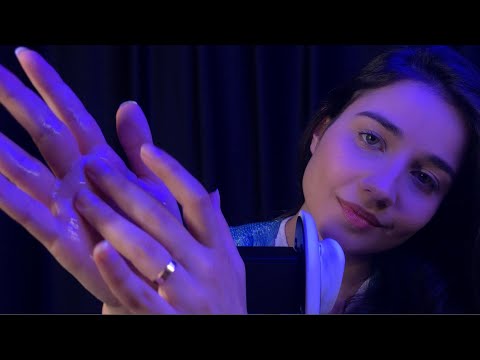 ASMR 2 HORAS: 3DIO MASSAGEM SENSORIAL RELAXANTE ♡ Mouth Sounds e Sons de Óleo para Dormir e Relaxar