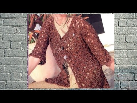 💛💛💛 Вязание Крючком - Узор для Кардигана