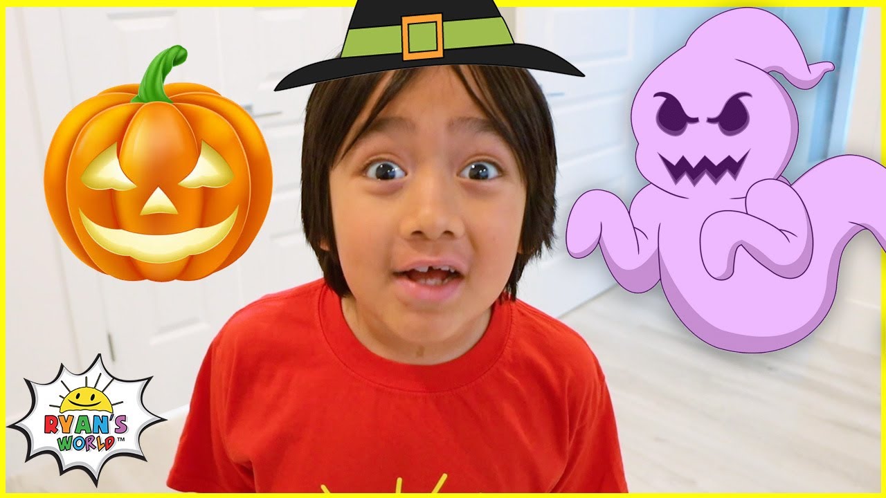 Ryan's Halloween Funny Stories and Challenges for kids!