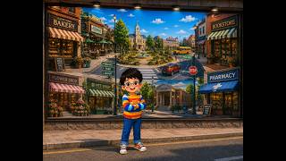 City Tour | Learn English Vocabulary with Everyday City Places and Objects!🚦#citytour #learnenglish