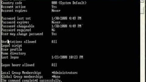 HACK COMPUTER PASSWORDS WITH COMMAND PROMPT