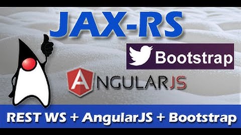 CRUD in AngularJS with JEE Restful Web Service (jersey)