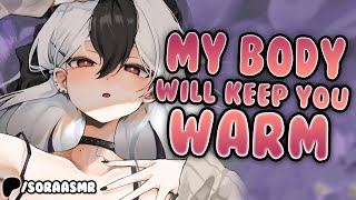 [F4M] Tomboy Bestfriend Cuddles You Tight for Warmth... [Kisses] [Confession] ASMR RP