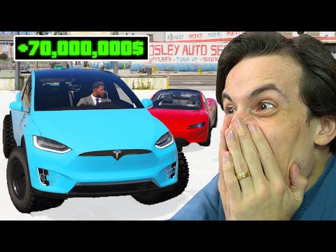 ყველა TESLA მოვიპარე მაღაზიიდან GTA5 ში !