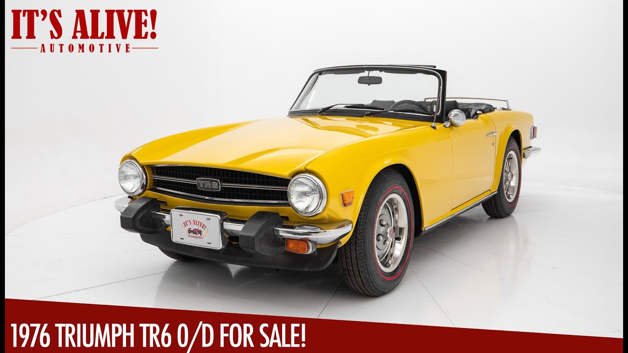 1976 Triumph TR6 O/D | Classic Jaguar E-Type, XK Restoration and