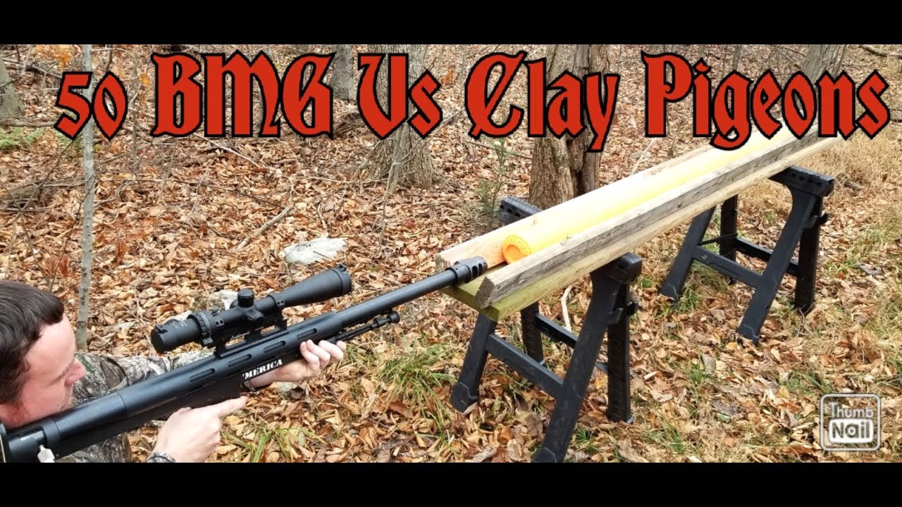 Shooting Clay Pigeons With a Rifle !!!! YouTube