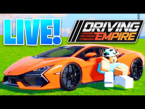 🔴ROBUX GIVEAWAY AT 45,000 SUBSCRIBERS! PLAYING DRIVING EMPIRE WITH VIEWERS 🔴