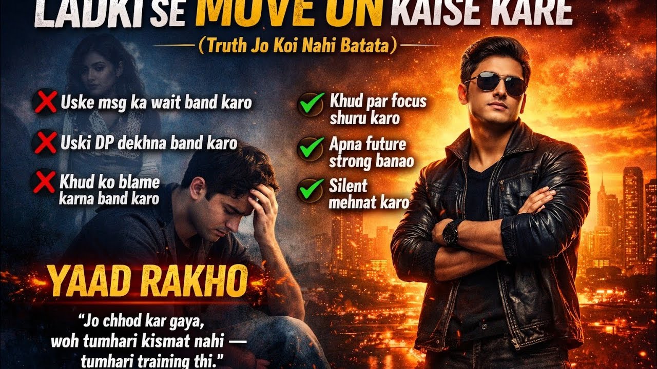 Ladki agar chood de too kya karna chiye 