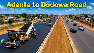 Massive Progress: The $120M Adenta - Dodowa Road Reconstruction Project has taken Shape🇬🇭
