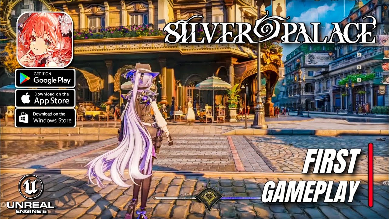 SILVER PALACE - FIRST PV GAMEPLAY - Open World Anime RPG (Android/IOS/PC)