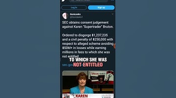 Karen the Supertrader: Scam? Banned by SEC
