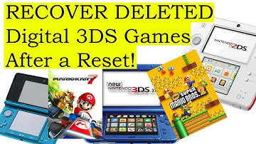 Nintendo 3DS Game Recovery of Missing Pre-Installed Games After Factory Reset *DIGITAL* Lost Game
