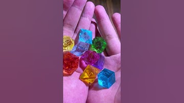 9 Polyhedral D&D Set of Dice Rainbow #dice #ttrpg #dnd #dnddice