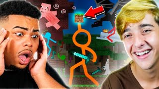 REAGINDO A ANIMAÇÃO MAIS FAMOSA DO MINECRAFT (ÉPICO)