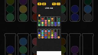 Ball Sort puzzle Level 646 647 648 649 650 - Color Puzzle Game