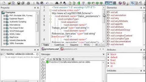 Validar XML con XSD Altova XMLSpy 2014