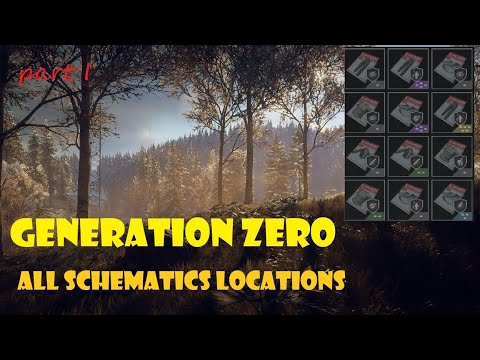 [Generation Zero] All Schematics Locations - Apparel Upgrades - Part 1/