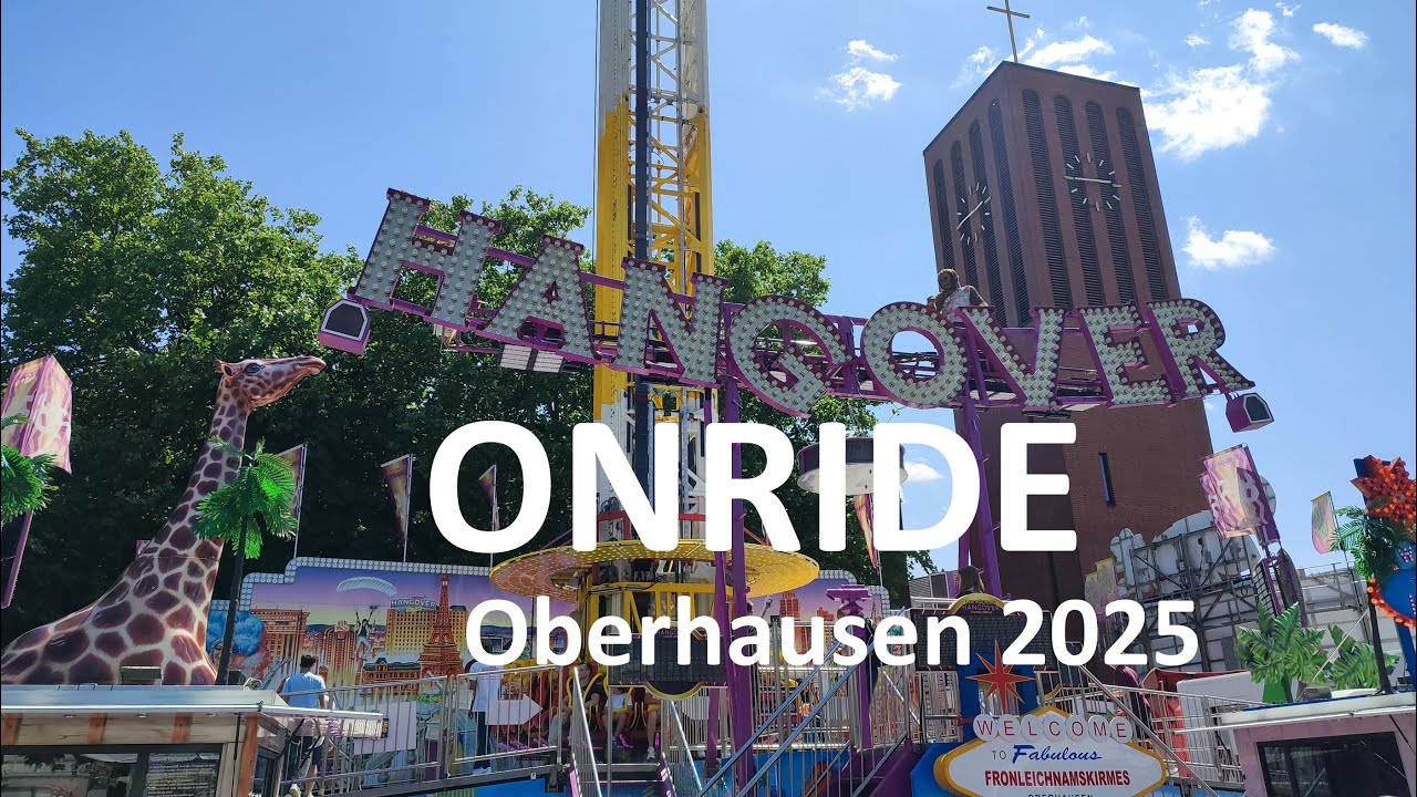 Hangover The Tower (Schneider) - Onride POV - Fronleichnamkirmes Oberhausen 2025