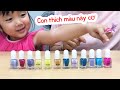 Mẹ và Ruby Giả vờ Chơi với sơn móng tay trẻ em | Pretend Play with children's nail polish