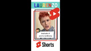 🏳️‍🌈Dad asks if you're nonbinary #comedy #shorts #lgbt SUBSCRIBE TO MY CHANNEL👇