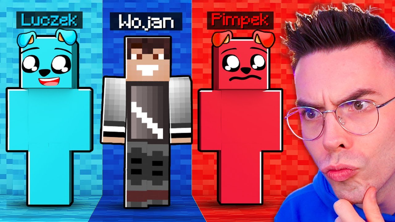 KOLOROWY CHOWANY Z LUCZEK I PIMPEK w Minecraft!