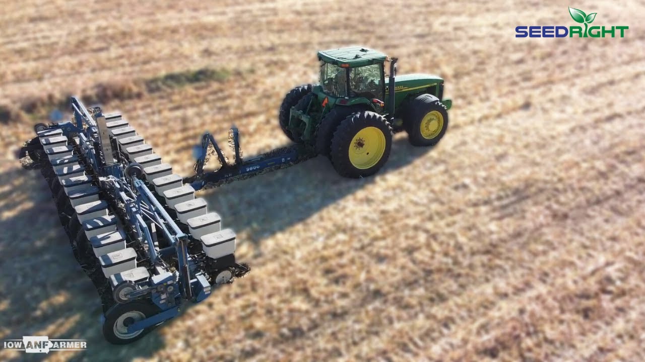 Cover crops with a Kinze Planter and SeedRight backer Plates! YouTube