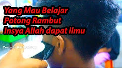 TEKNIK DASAR POTONG RAMBUT PRIA #1 - Durasi: 30.01. 