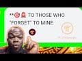 TO THOSE WHO "FORGET" TO MINE #NoMoreExcuses #MineDaily #PiConsistency   #pinetwork #cryptocurrency