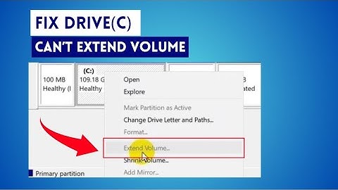 Fix Extend Volume Option Greyed Out in Windows 10/11 | Extend C Drive | Solve in 5  minutes.