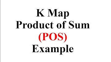 K Map POS example
