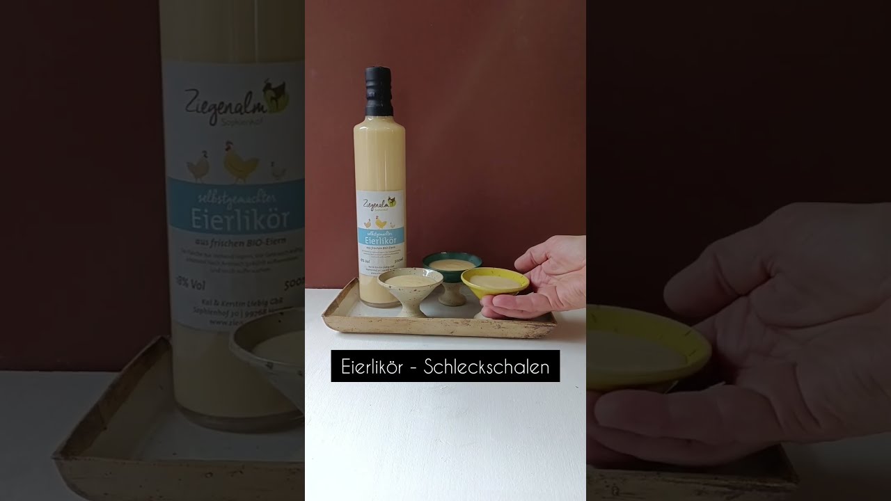 Eierlikör Schleckschalen