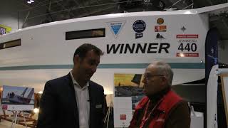 John Armstrong from Canadian Yachting meets Nick Harvey, President of Jeanneau Americas