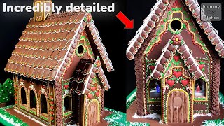 A Beautiful Gingerbread House - Detailed Decorating