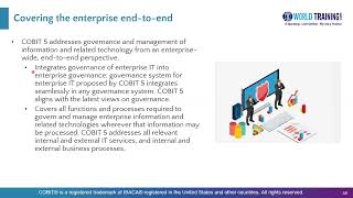 Principle 2 Covering the enterprise end-to-end | ISACA | PeopleCert | 1WorldTraining.com |