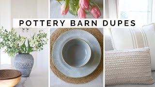 pottery barn vs thrift store | diy pottery barn inspired home decor *spring edition*