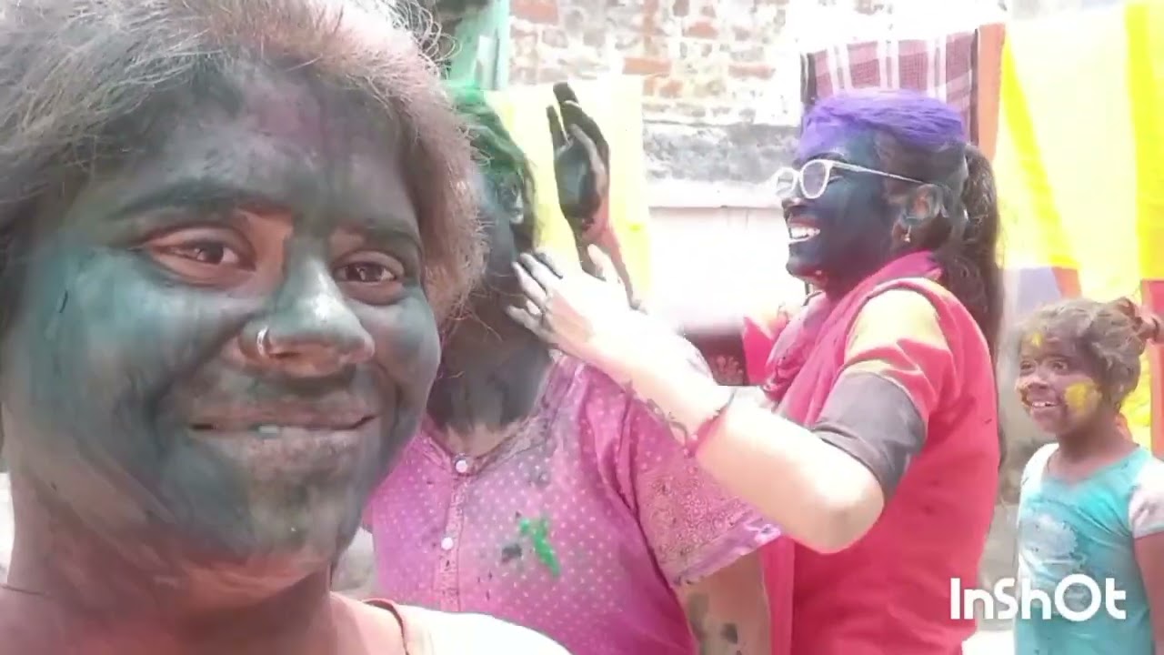 ##bengalivlog 2K24 হোলি কেমন celebrate করলাম দেখে নাও বন্ধুরা 👈 ❤️বাঁদর রং মেখে ভূত 🥴🥴