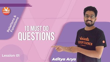 Relations & Functions - Menti Quiz | 10 Must Do Questions | Class 11 Maths Online Classes | Vedantu