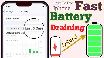 How To Fix Fast Battery Draining issue on iPhone after iOS 17 update?