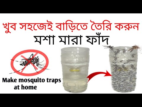 মশা মারা ফাঁদ,মশা মারার সহজ উপায়,প্লাস্টিকের বোতল দিয়ে,masha marar upai,Make mosquito traps at home