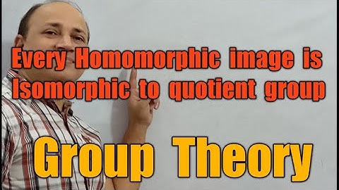 every homomorphic image of a group G is  isomorphic to some quotient group of G |fundamental theorem