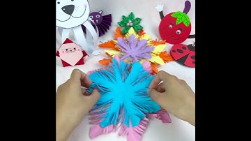 #Shorts How to Make 3D Paper Snowflakes for Christmas | Paper snowflake