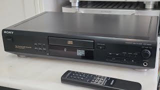 Short test of Sony player model cdp-xe500 - YouTube