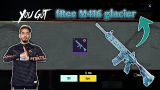 How to Get M416 Glacier FREE in Bgmi |Trick to Get m416 Glacier Free in Bgmi|Free M4 Glacier Trick