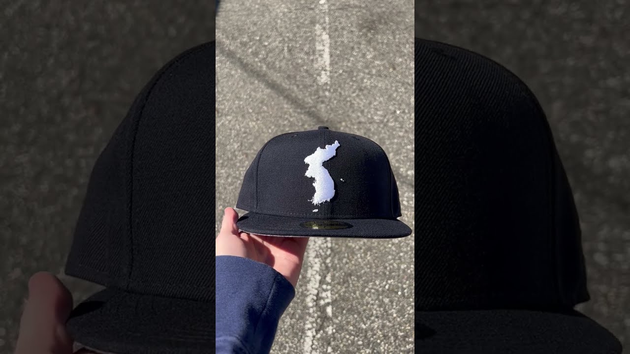 🤝 HANBANDO New Era 59Fifty Fitted Hat (NAVY WHITE Gray Under Brim)