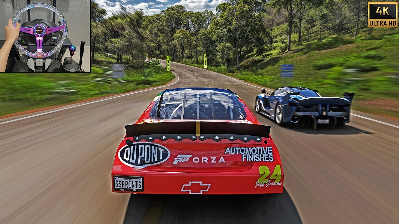 1260HP NASCAR VS Extreme Hypercars! | Forza Horizon 5 Steering Wheel Gameplay